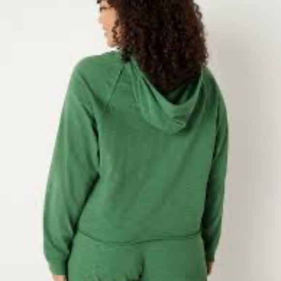 VICTORIA'S SECRET PINK LOUNGE COTTON ZIP-UP HOODIE - Picture 3 of 6